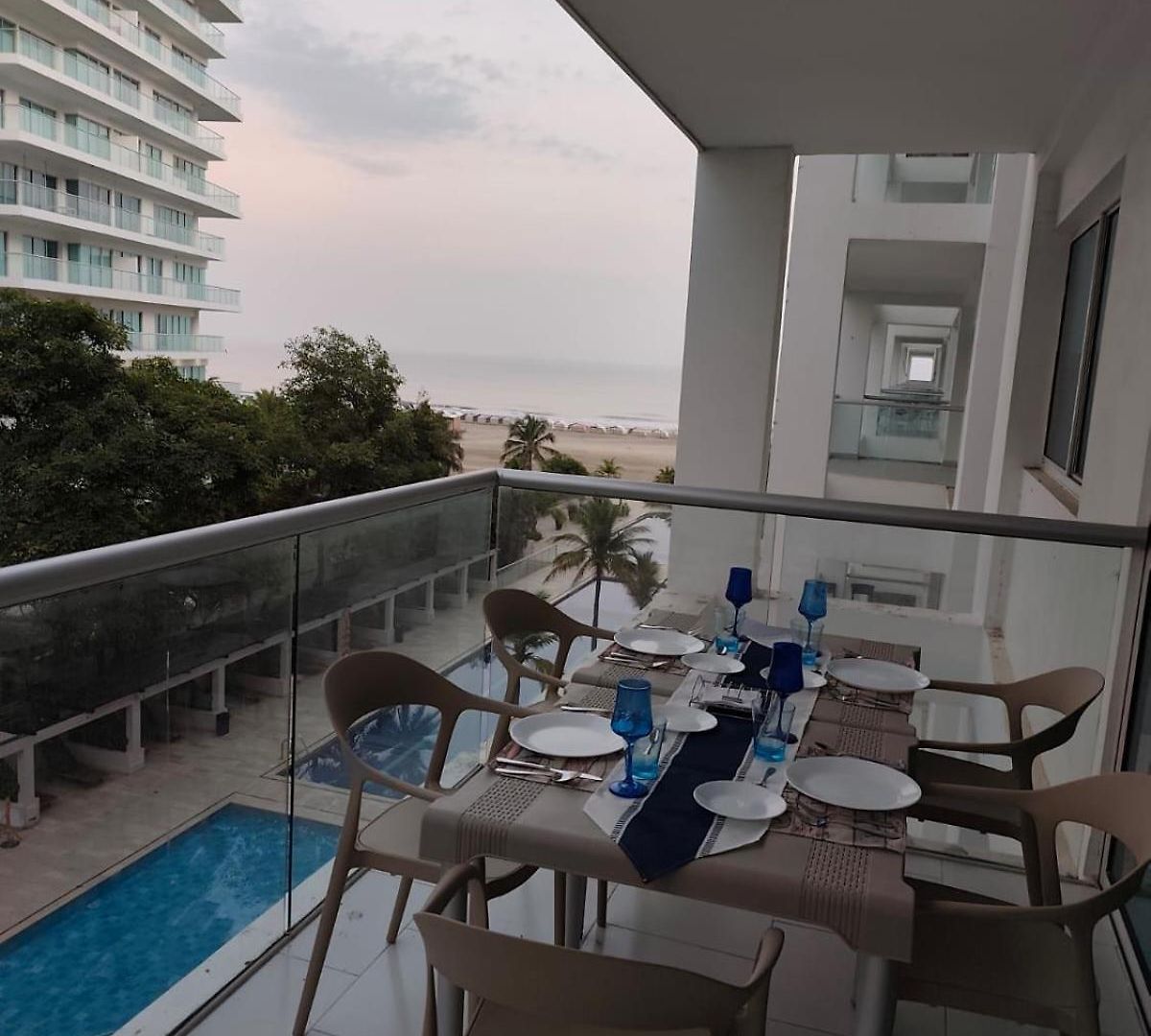 Apartamento Hermoso Frente A La Playa En Morros - Cartagena